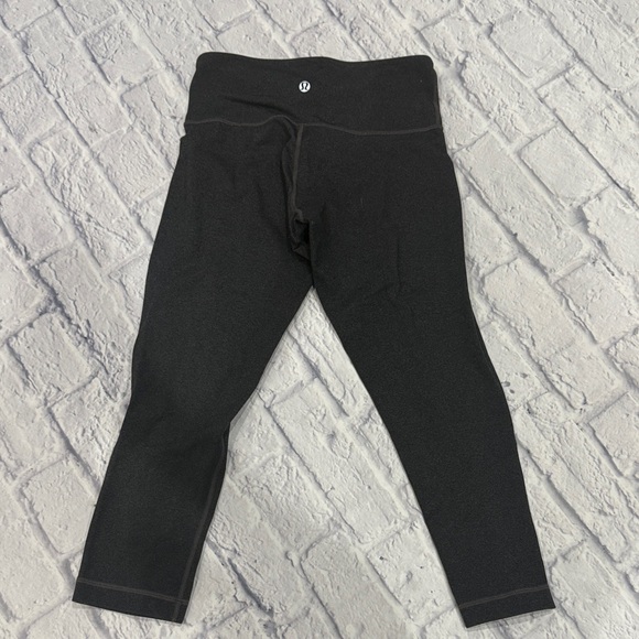 lululemon athletica Pants - Lululemon Slate Gray Capri Leggings